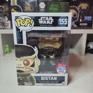 Funko Pop! Vinyl: Star Wars Bistan #155 New York Comic Con Exclusive 2016